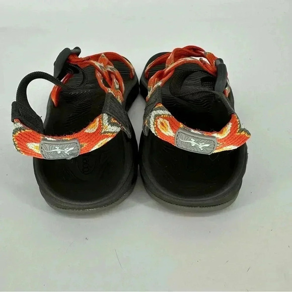 Chaco Z no toe loop Coral Black Adjustable sport sandals - Picture 6 of 7